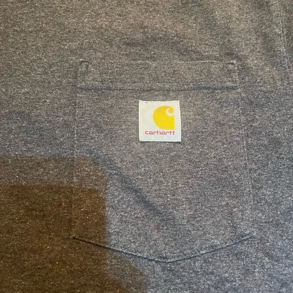 Carhartt Men's Dark Gray T-Shirt Sz. M Loose fit - Picture 2 of 3